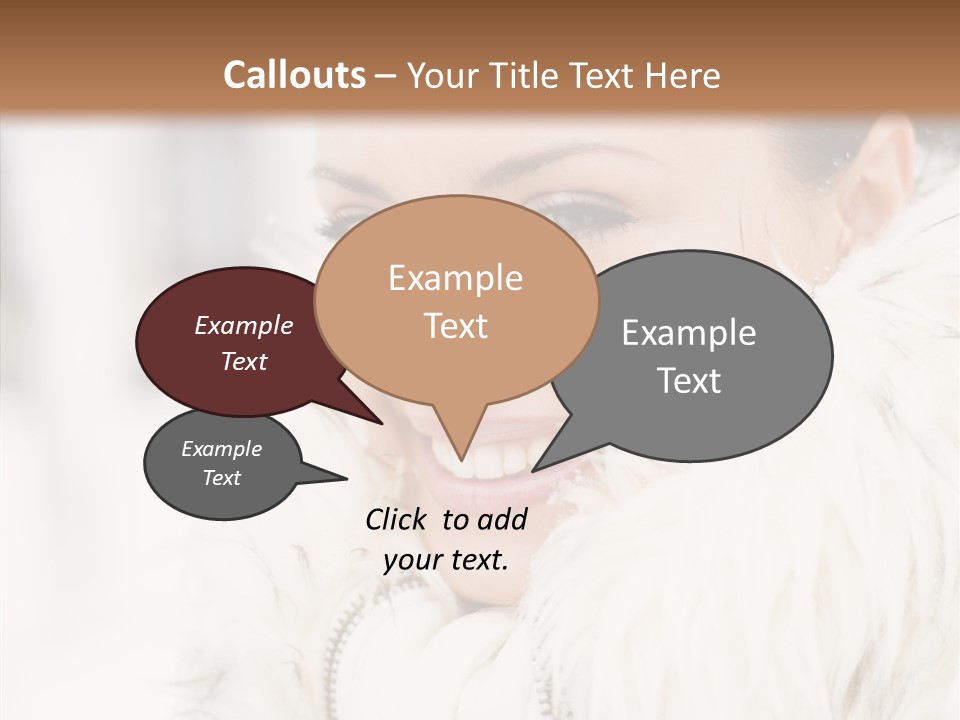 Xmas Smile Fashion PowerPoint Template