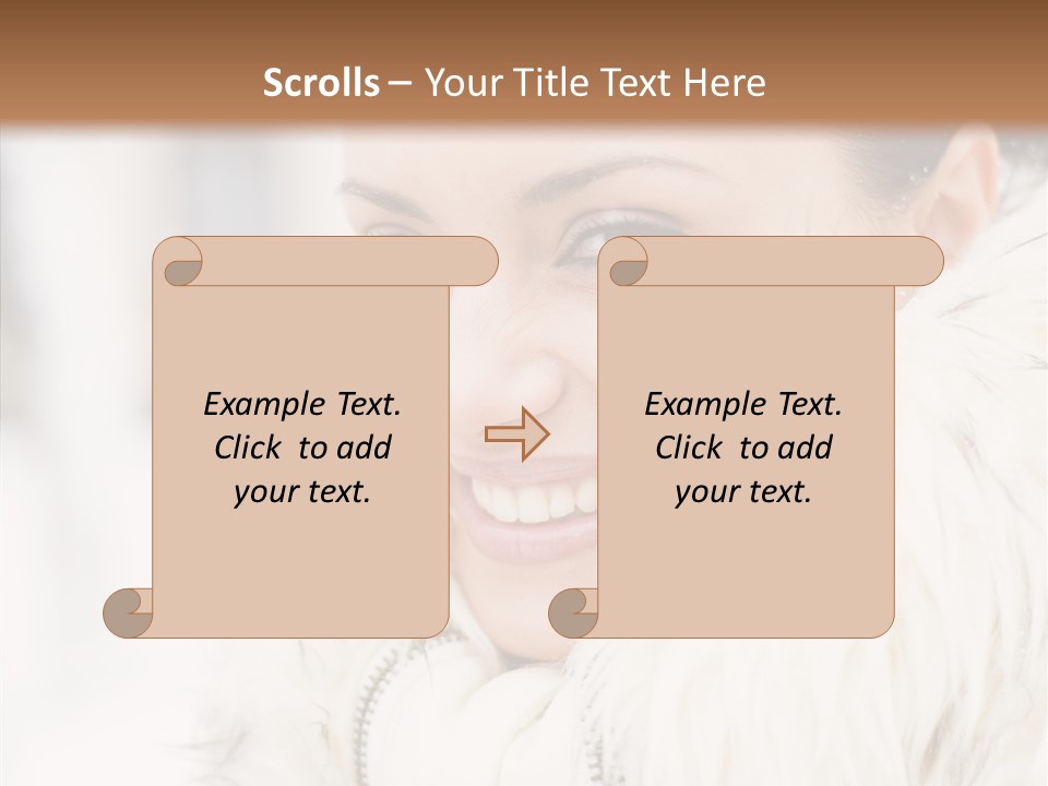 Xmas Smile Fashion PowerPoint Template