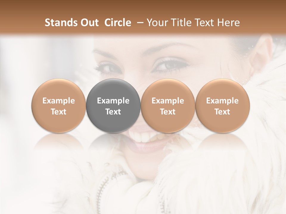 Xmas Smile Fashion PowerPoint Template