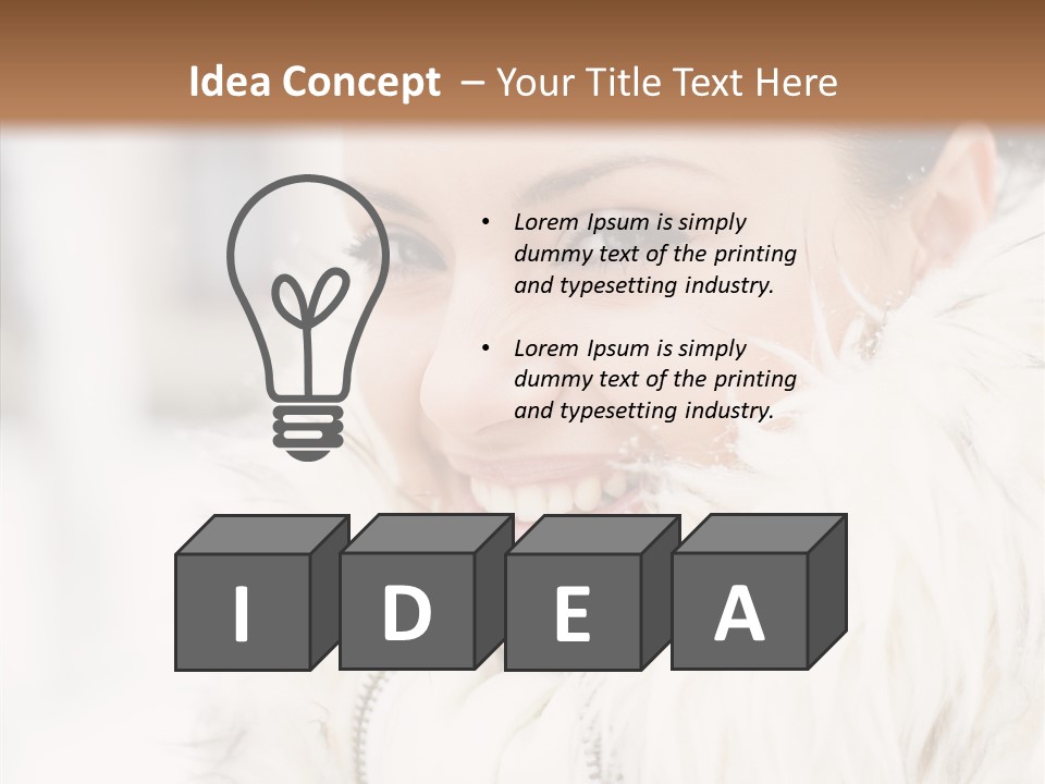 Xmas Smile Fashion PowerPoint Template