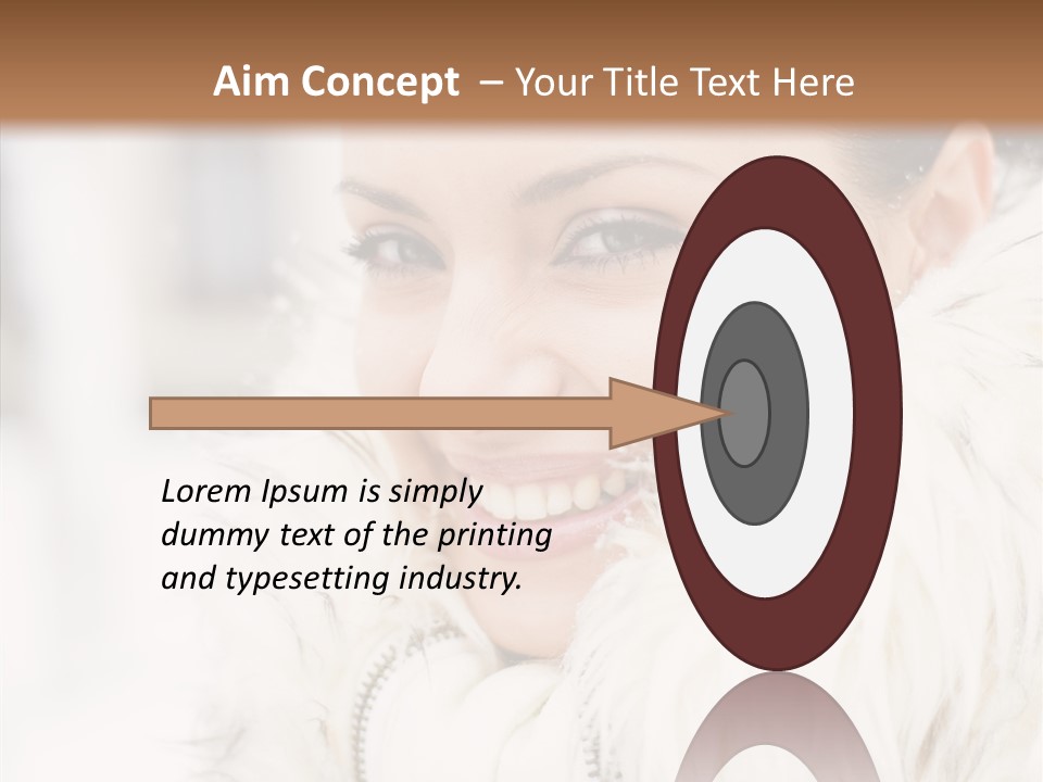 Xmas Smile Fashion PowerPoint Template