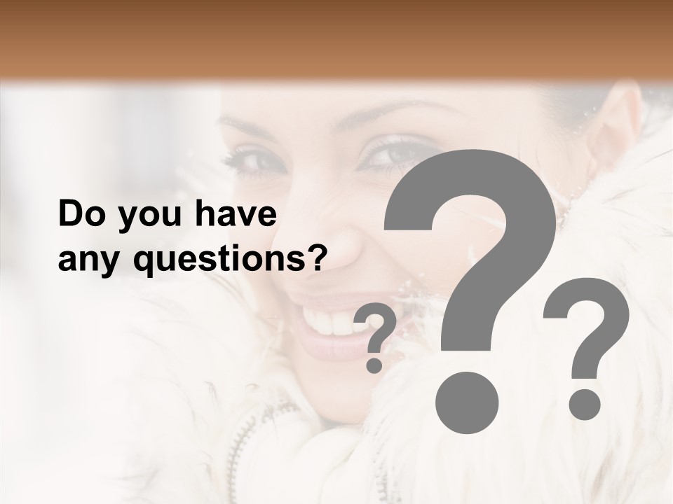 Xmas Smile Fashion PowerPoint Template