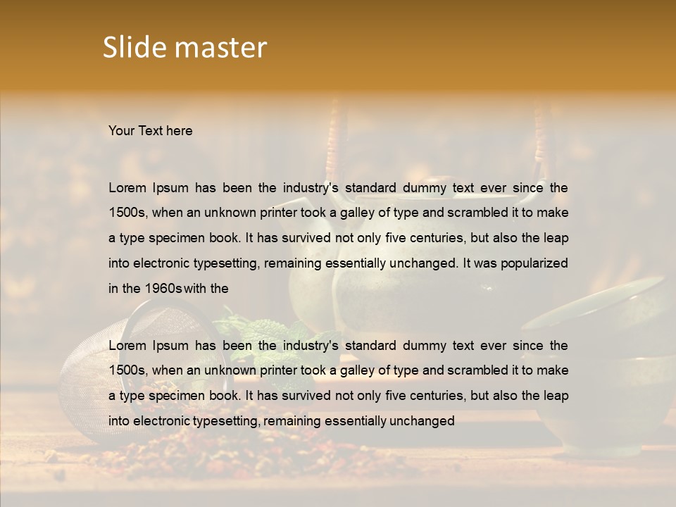 Saucer Healthcare Mint PowerPoint Template