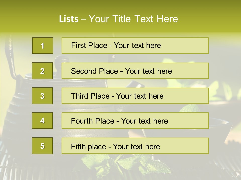 Brewed Sweet Brown PowerPoint Template