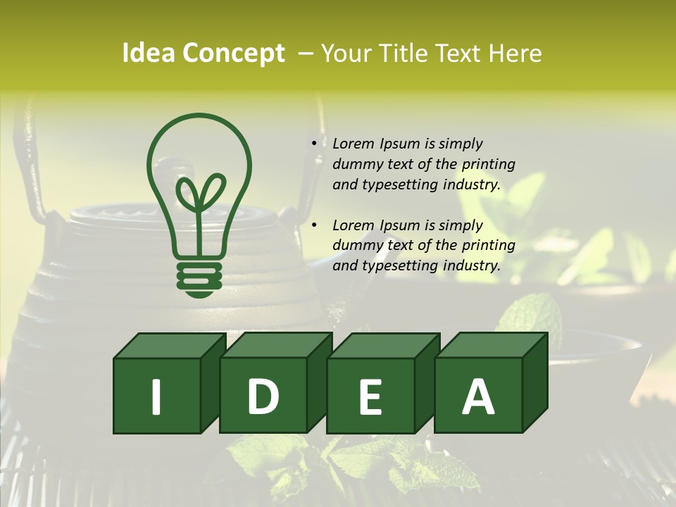 Brewed Sweet Brown PowerPoint Template