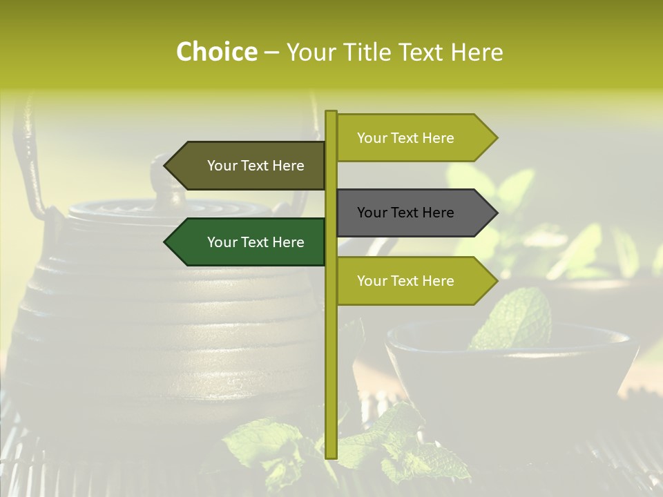 Brewed Sweet Brown PowerPoint Template