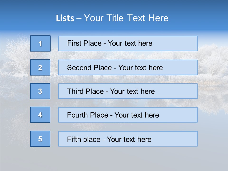 Frost Sky Clear PowerPoint Template