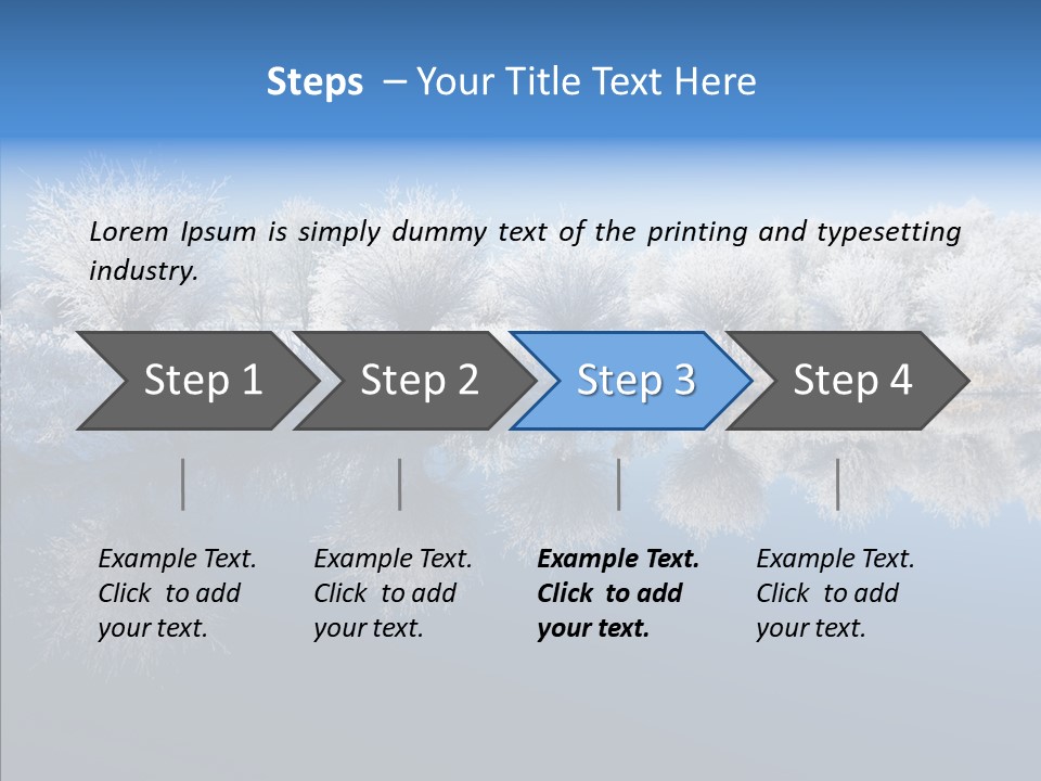 Frost Sky Clear PowerPoint Template