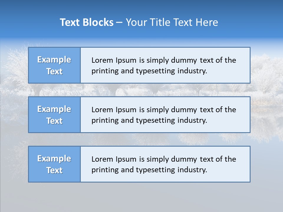 Frost Sky Clear PowerPoint Template