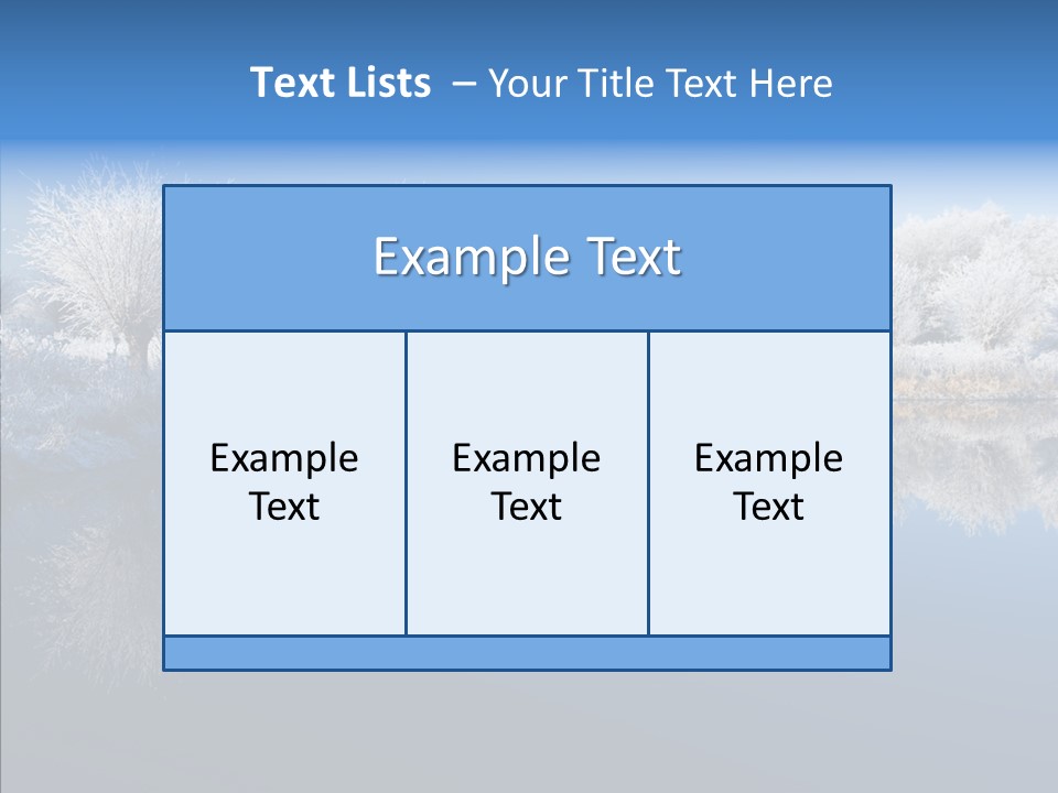 Frost Sky Clear PowerPoint Template