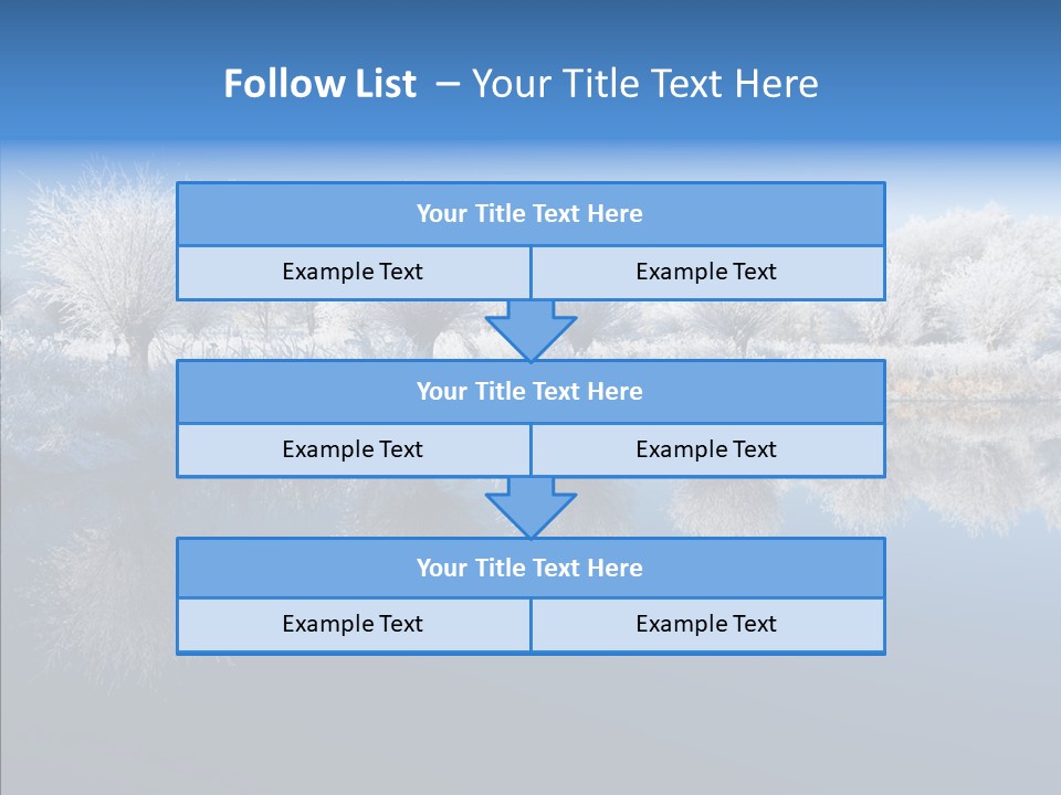 Frost Sky Clear PowerPoint Template