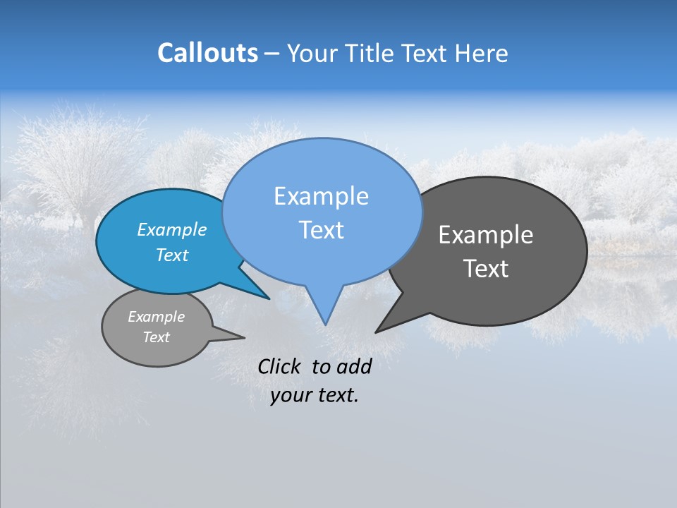 Frost Sky Clear PowerPoint Template