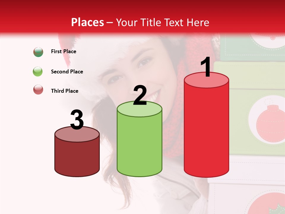 Tree Christmas Claus PowerPoint Template