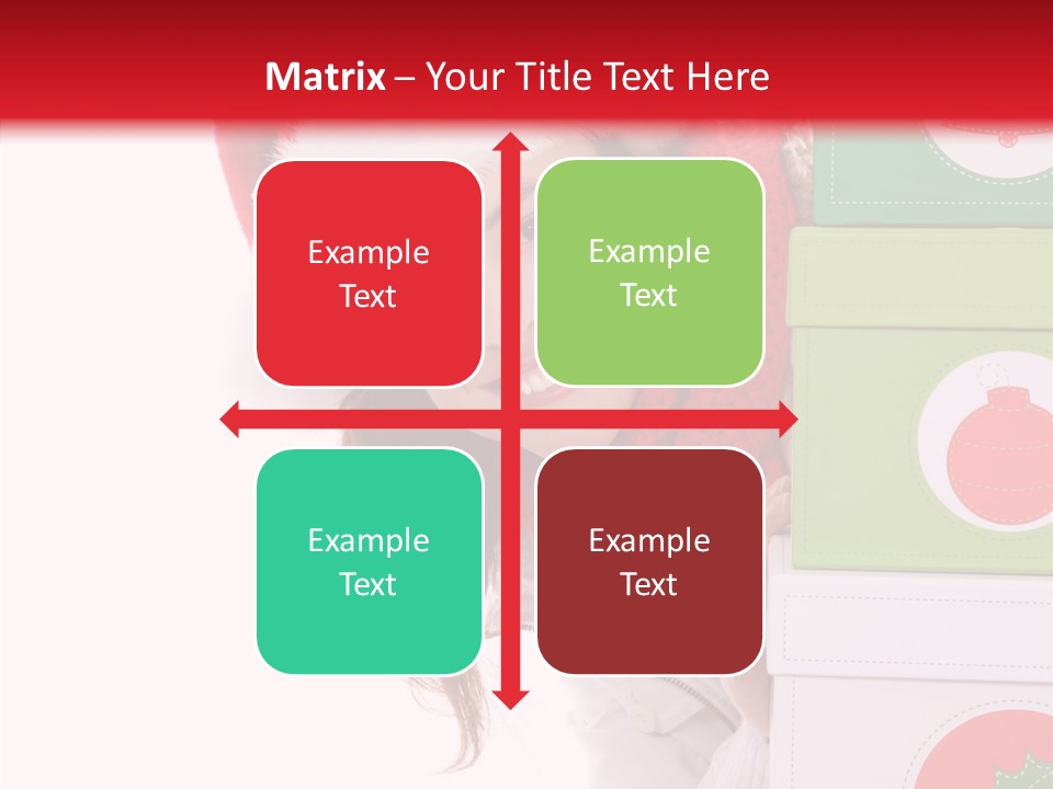 Tree Christmas Claus PowerPoint Template
