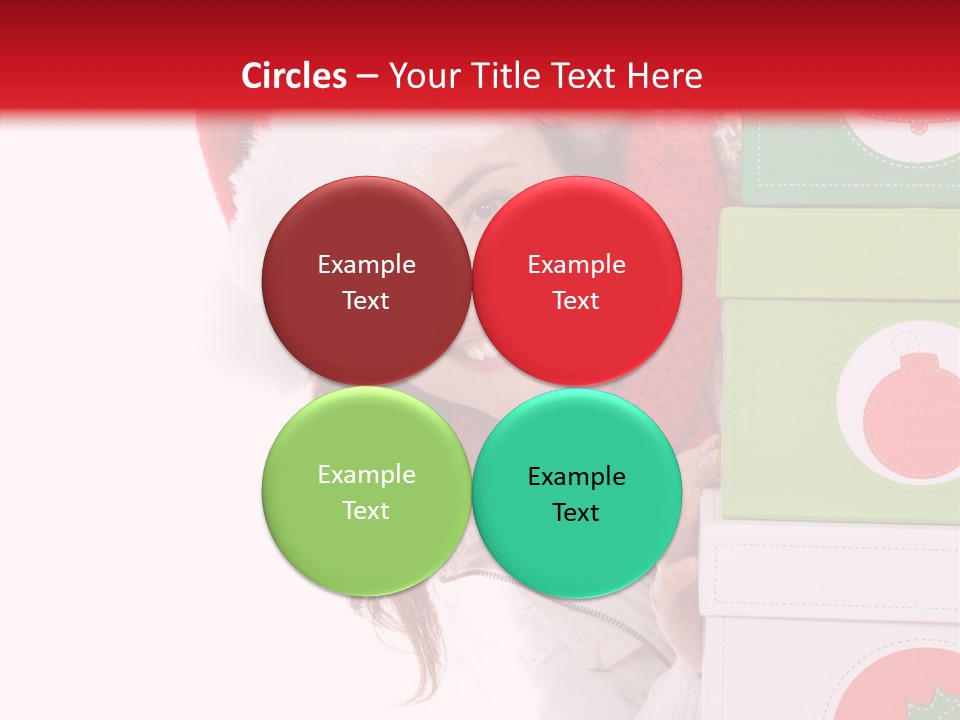 Tree Christmas Claus PowerPoint Template