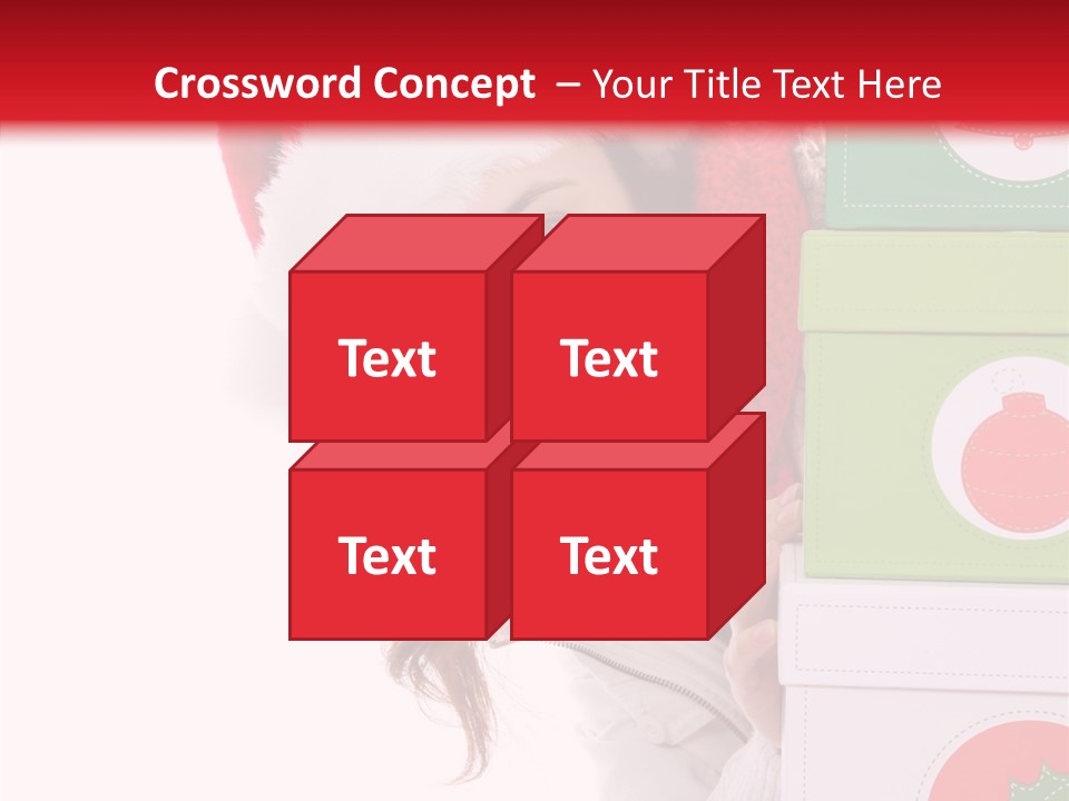 Tree Christmas Claus PowerPoint Template