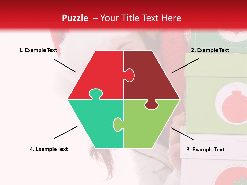 Tree Christmas Claus PowerPoint Template