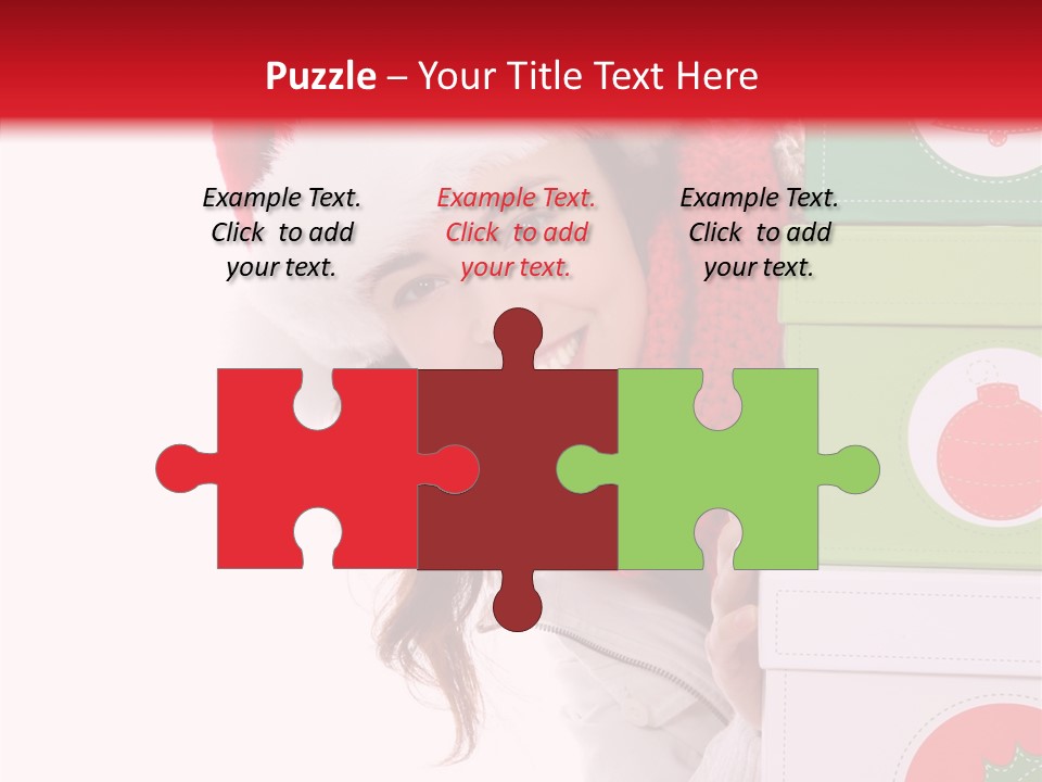 Tree Christmas Claus PowerPoint Template