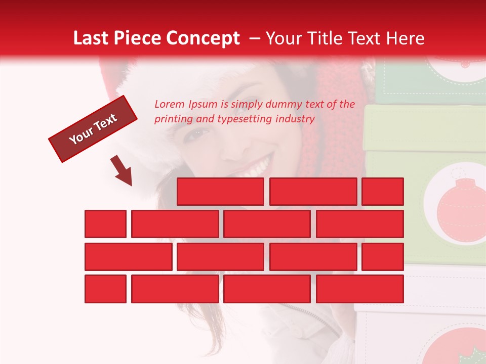 Tree Christmas Claus PowerPoint Template