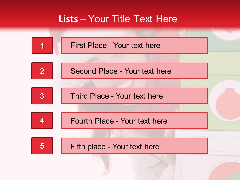 Tree Christmas Claus PowerPoint Template