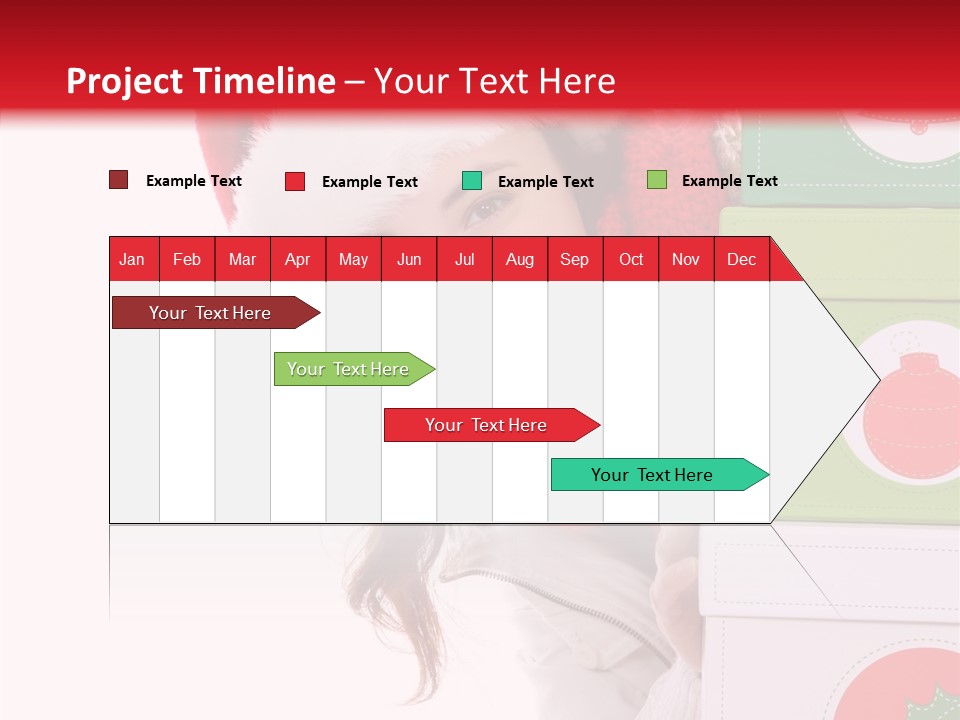Tree Christmas Claus PowerPoint Template