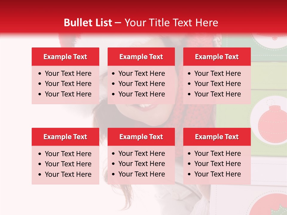 Tree Christmas Claus PowerPoint Template