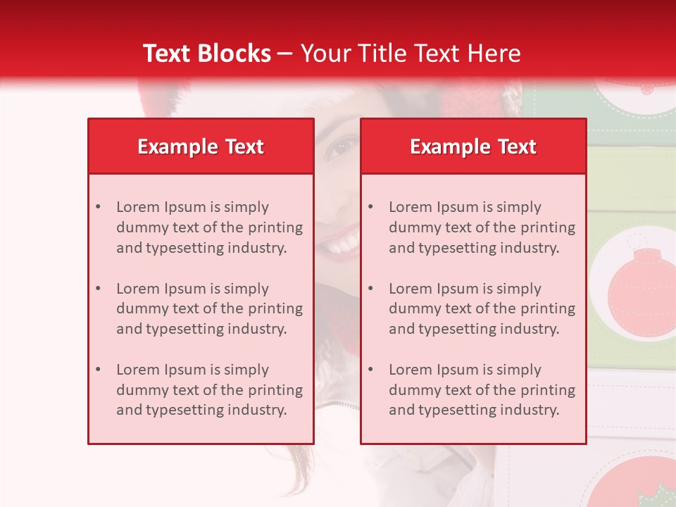 Tree Christmas Claus PowerPoint Template