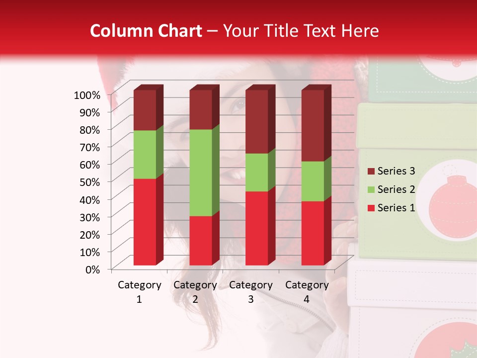 Tree Christmas Claus PowerPoint Template
