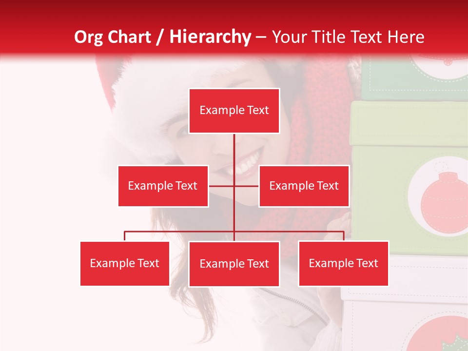 Tree Christmas Claus PowerPoint Template