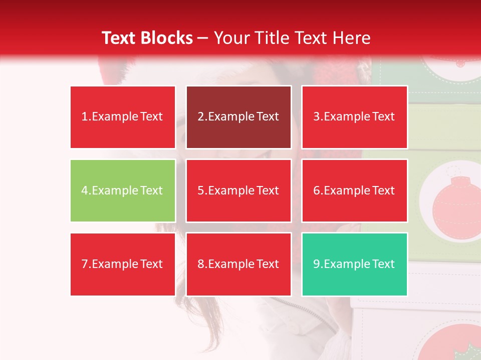 Tree Christmas Claus PowerPoint Template