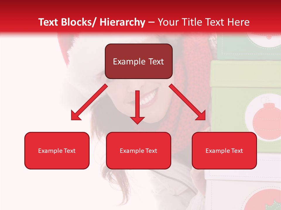 Tree Christmas Claus PowerPoint Template