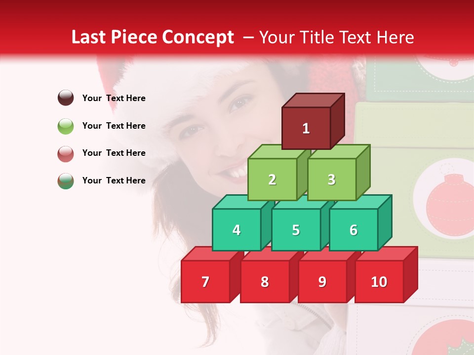 Tree Christmas Claus PowerPoint Template