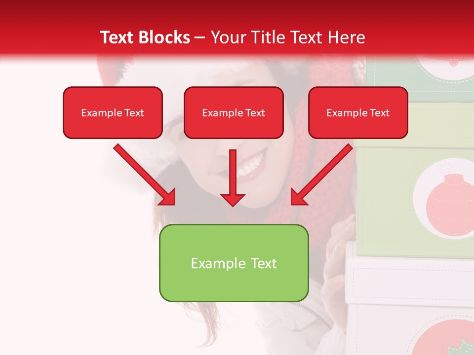 Tree Christmas Claus PowerPoint Template