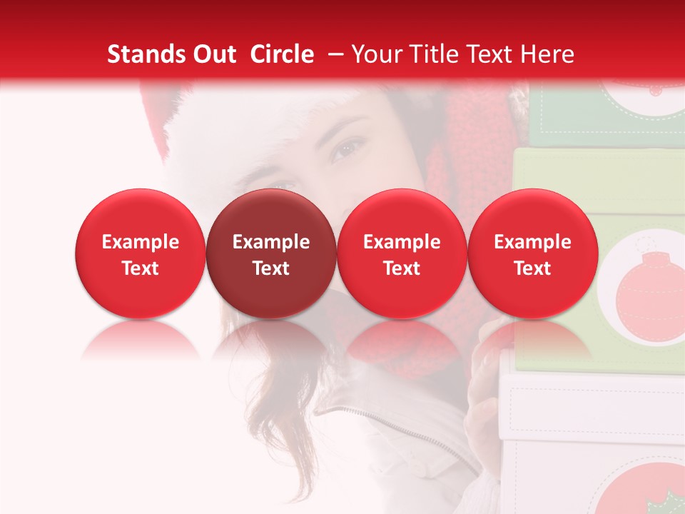 Tree Christmas Claus PowerPoint Template