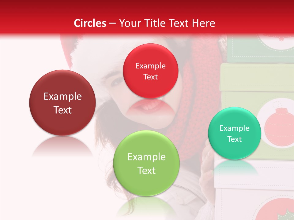 Tree Christmas Claus PowerPoint Template