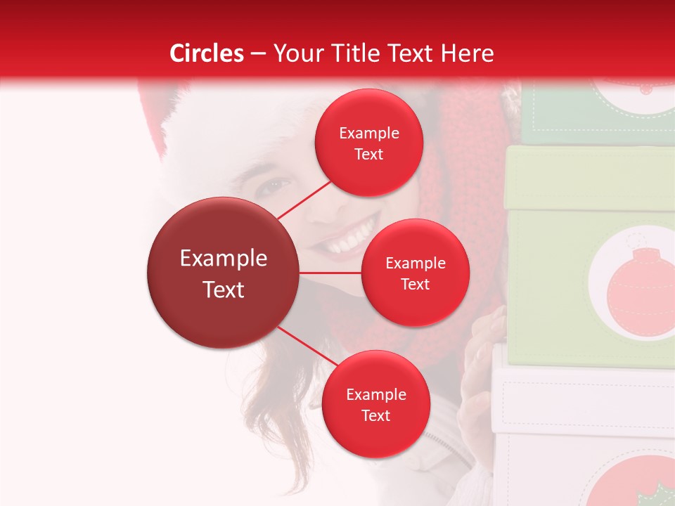 Tree Christmas Claus PowerPoint Template