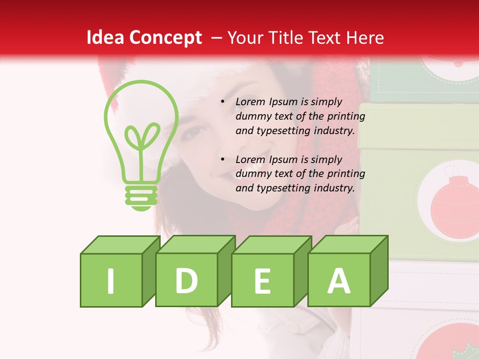 Tree Christmas Claus PowerPoint Template