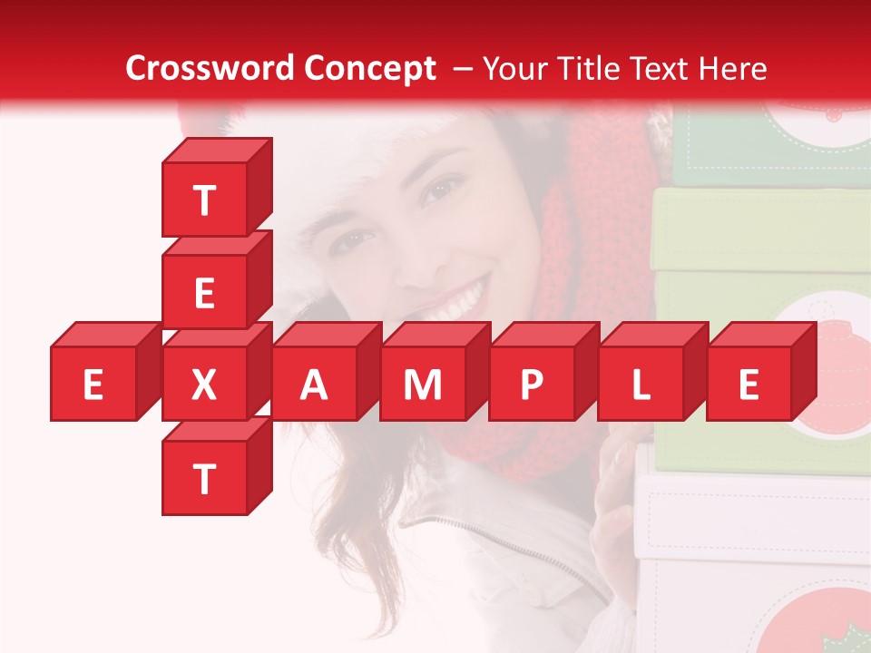 Tree Christmas Claus PowerPoint Template