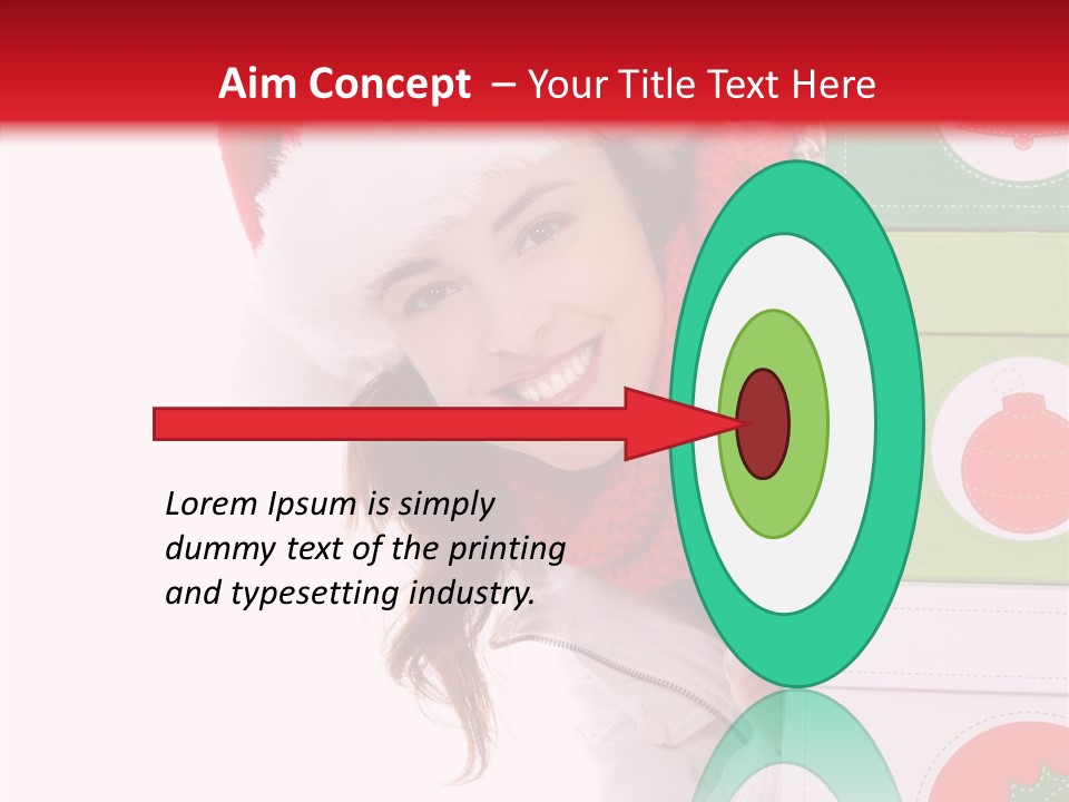 Tree Christmas Claus PowerPoint Template