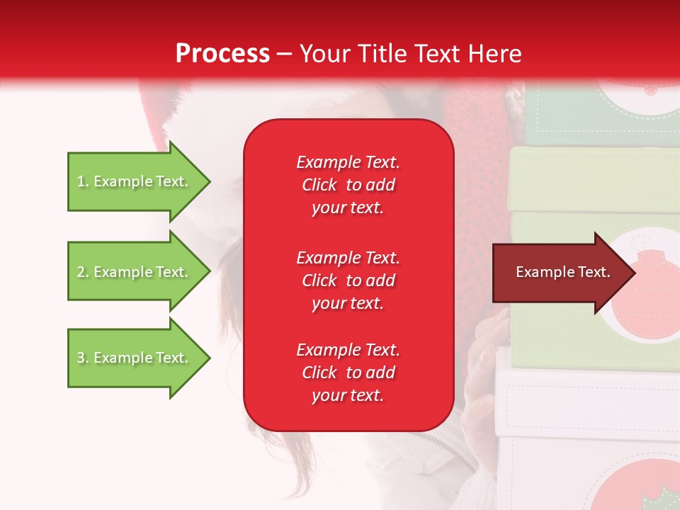 Tree Christmas Claus PowerPoint Template