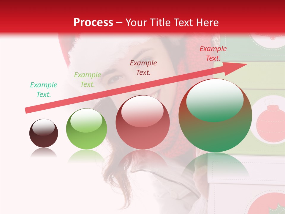 Tree Christmas Claus PowerPoint Template