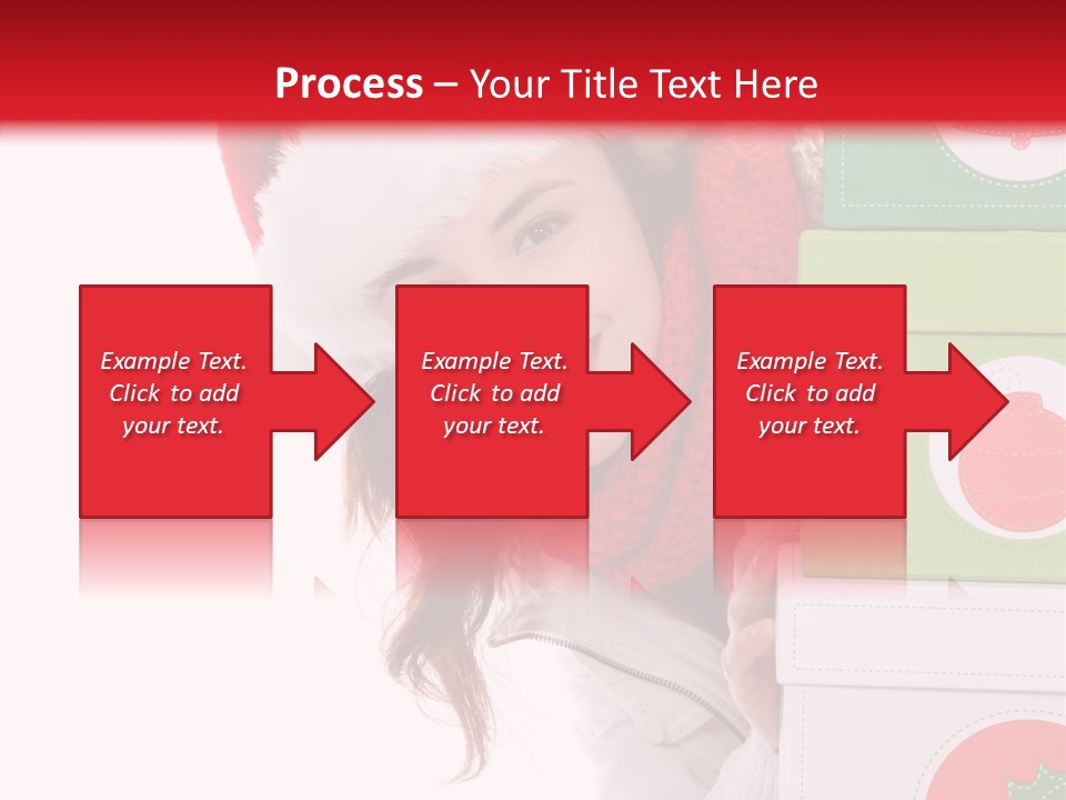 Tree Christmas Claus PowerPoint Template