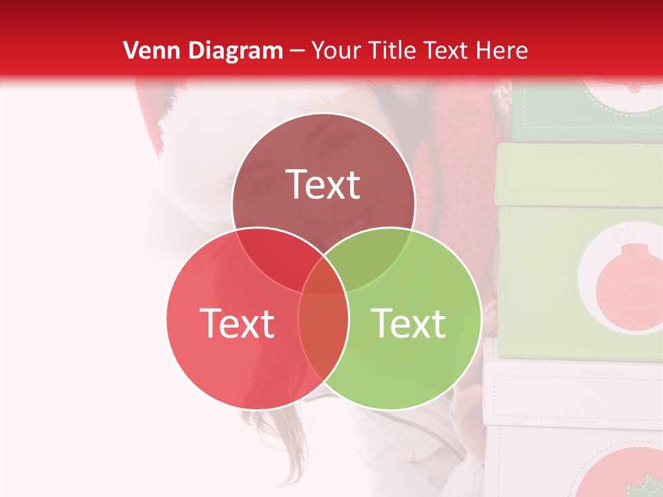 Tree Christmas Claus PowerPoint Template