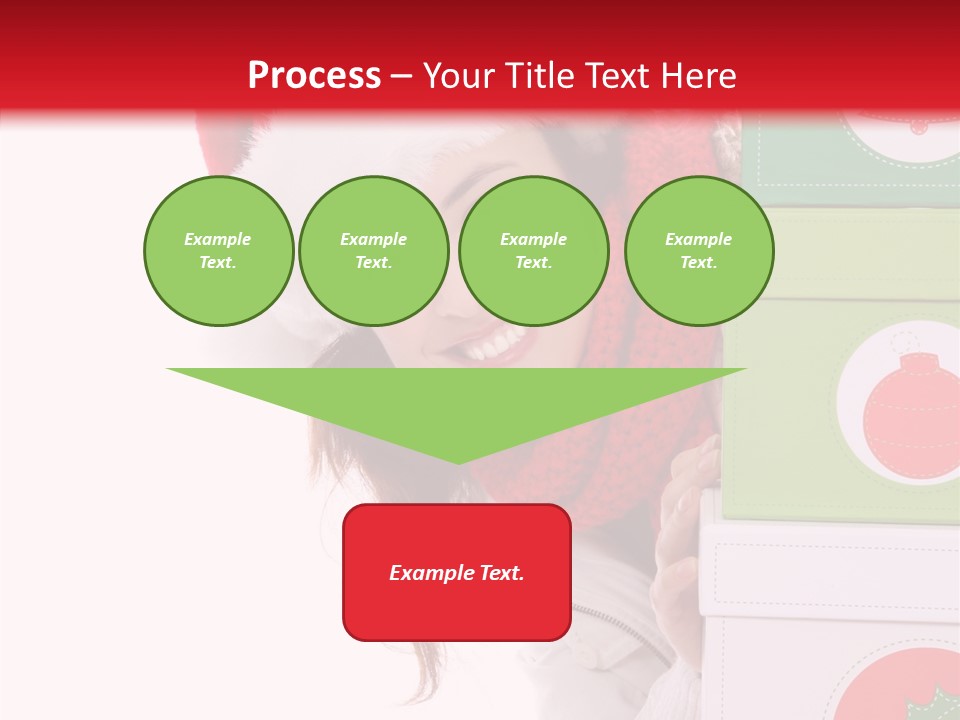 Tree Christmas Claus PowerPoint Template