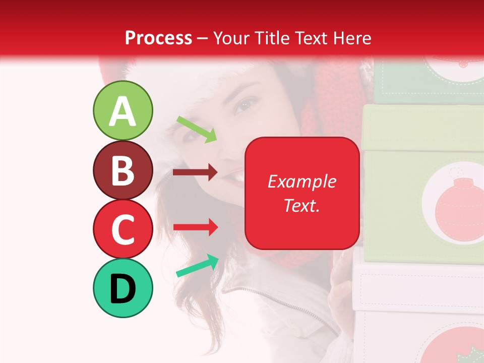 Tree Christmas Claus PowerPoint Template