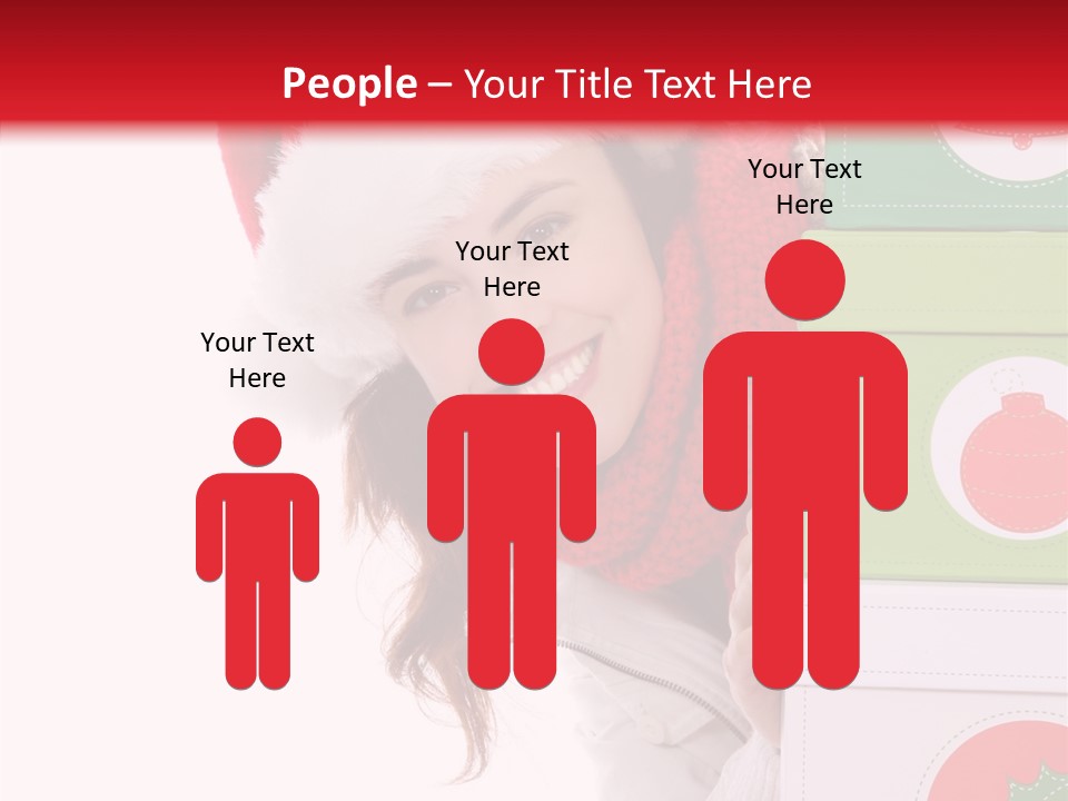 Tree Christmas Claus PowerPoint Template