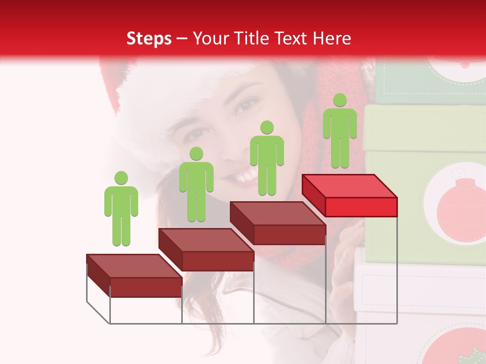Tree Christmas Claus PowerPoint Template