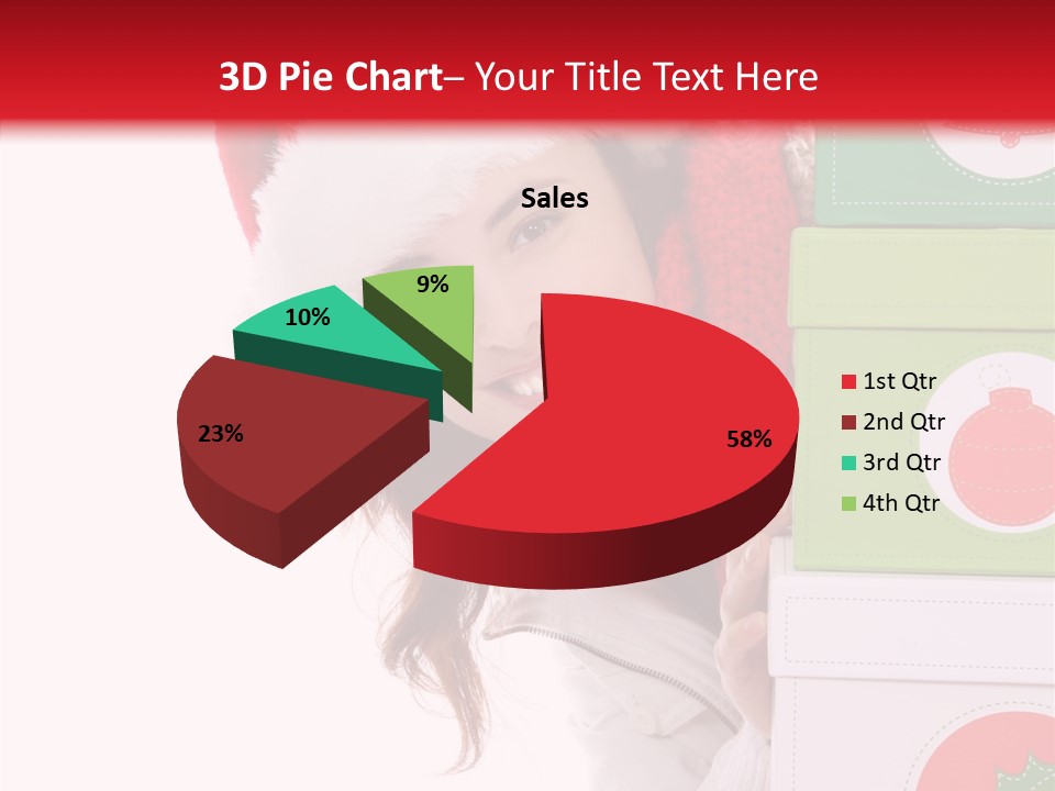 Tree Christmas Claus PowerPoint Template