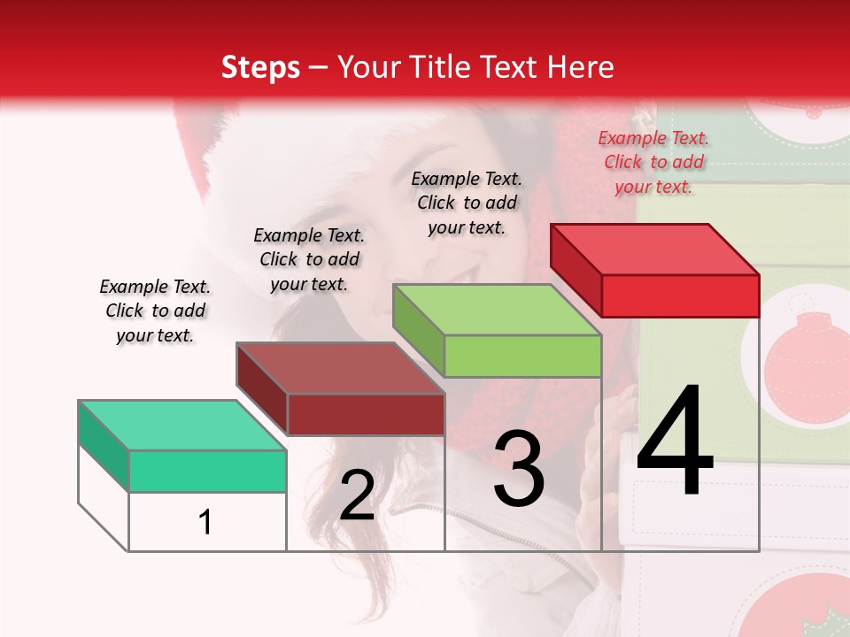 Tree Christmas Claus PowerPoint Template