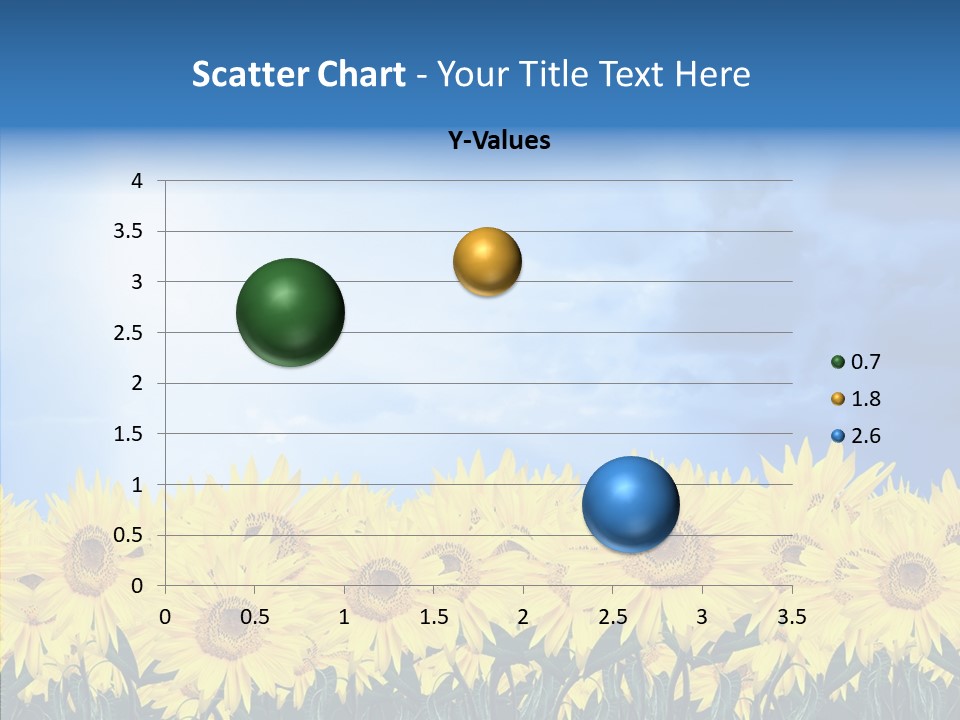 Sky Clear Flower PowerPoint Template